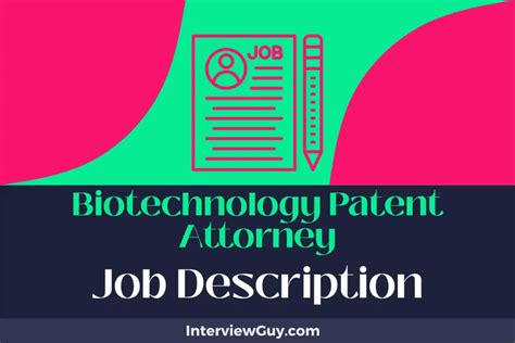 patent attorney job description.